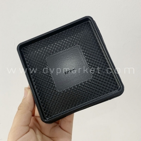 Trung Thu - Hộp bánh nhựa - Vuông  - Đế đen - XY11 - 200g (Lốc 50c)