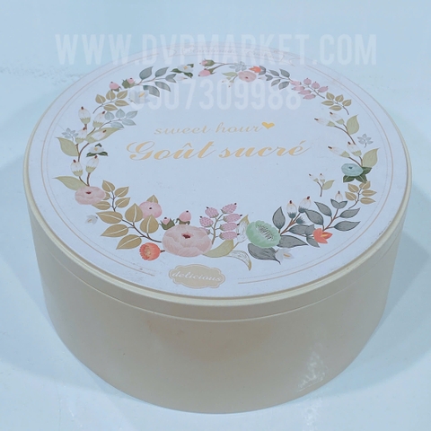 Hộp thiếc tròn - vuông 400-500g kèm túi