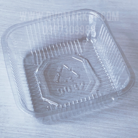 Trung Thu - Khay đựng bánh - Vuông - Trong - Xấp 50c - 9.0 (150g)