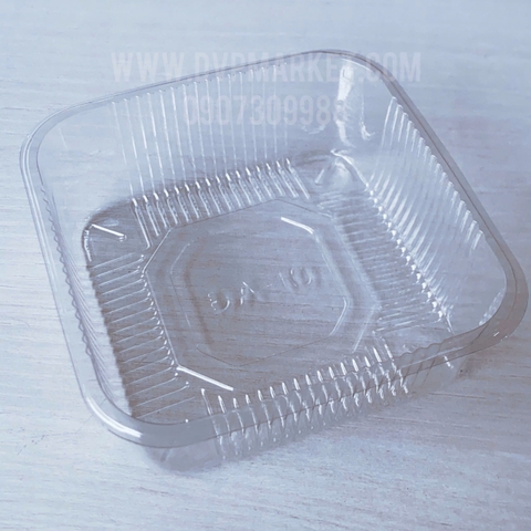 Trung Thu - Khay đựng bánh VN - Vuông - Trong - Xấp 50c - 10.0 (180-200g)