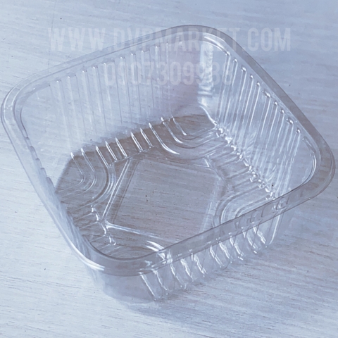 Trung Thu - Khay đựng bánh VN - Vuông - Trong - Xấp 50c - 9.5 (150g-180g)