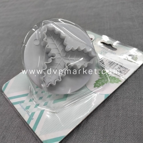 Khuôn nhấn fondant lá holly