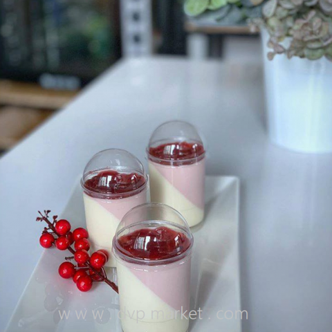 Ly nhựa mousse tròn 6x8 WH17 (10c kèm nắp)