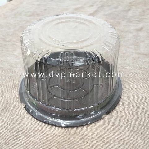 S - Hộp bánh tròn đế đen/nâu A016 - 16cm - 1200 cái/thùng