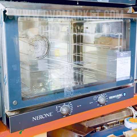 Lò nướng đối lưu xoay chiều Nerone 600 Plus Steam H20 (1PH, 4 khay) - Cơ