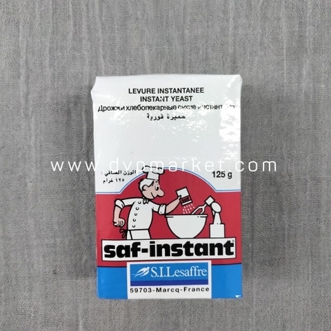 Men khô Saf Instant đỏ 125g (Men nhạt)