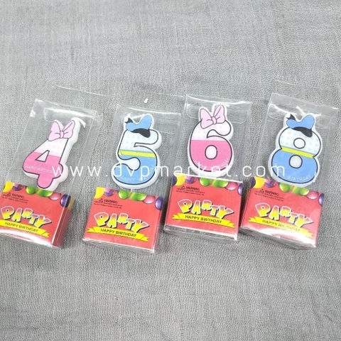 Nến số xanh hồng