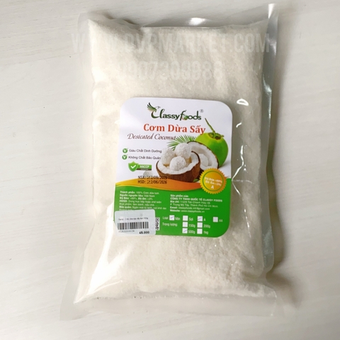 Classy - Cơm dừa mịn sấy khô 500g