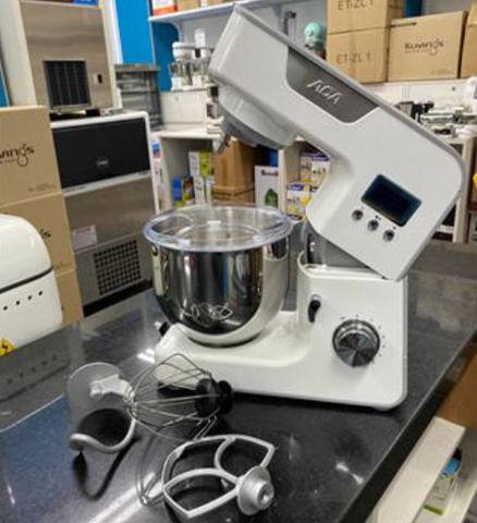 Máy trộn bột đa năng ACA Deluxe 1000W 5.5L (Điện tử/ hẹn giờ)