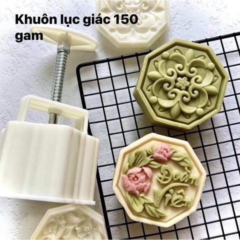 Khuôn nhấn TT lò xo 150g 2 mặt Bát Giác Đoàn Viên 2243
