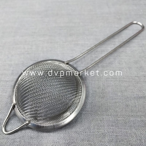 Dụng cụ rây lọc - Viền tròn - Inox - 7cm