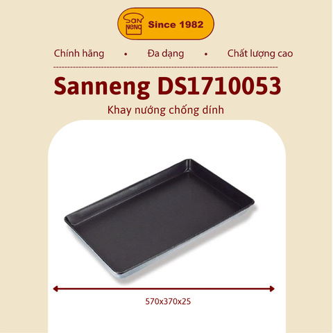 Sanneng DS1710053 - Khay nướng chống dính 570x370x25