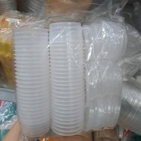 Hũ nhựa làm bánh flan nhỏ (Lốc 50c)