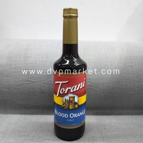 Syrup Torani Blood Orange 750ml - Cam đỏ