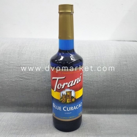 Syrup Torani Blue Curacao 750ml - Vỏ cam
