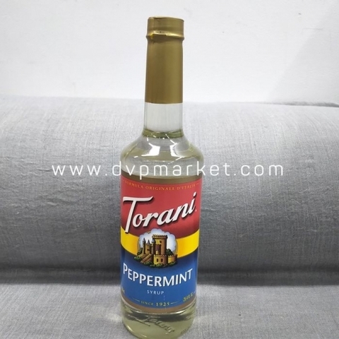 Syrup Torani Peppermint 750ml - Bạc hà