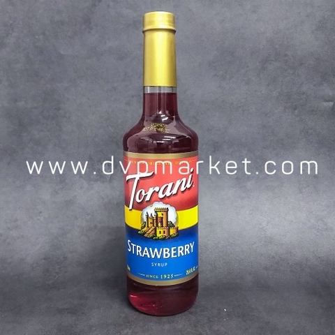 Syrup Torani Strawberry 750ml - Dâu tây