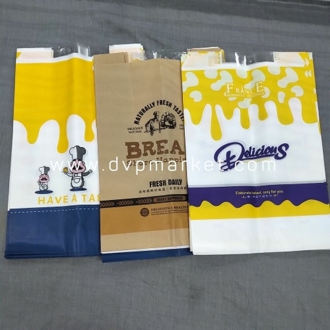 Túi giấy đựng bánh mì - Nhỏ (Xấp 10)