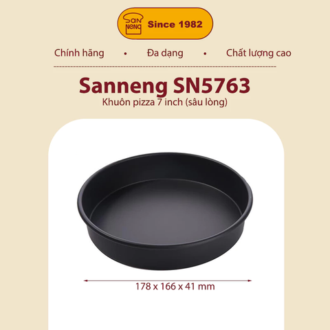 Sanneng SN5763 - Khuôn pizza 7 inch (deep)