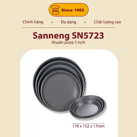 Sanneng SN5723 - Khuôn pizza 7 inch