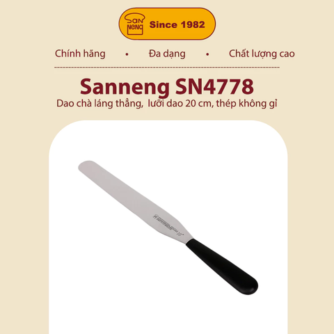 Sanneng SN4778 - Dao chà láng thẳng nhỏ