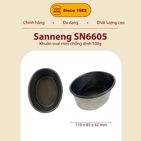 Sanneng SN6605 - Khuôn Oval mini