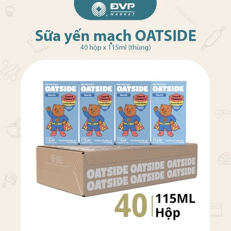 Sữa yến mạch OATSIDE - vị đậm đà 40 x 115ml (thùng)