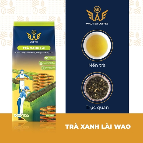 Trà WAO xanh lài 500g