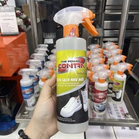 The Power Contra - Giặt giầy - Softly Clean (Vàng chanh) - 500ml