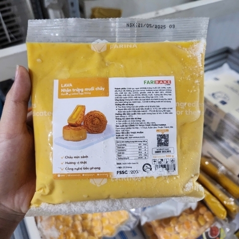 Lava - Nhân trứng muối chảy 500g
