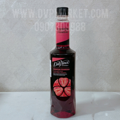 Syrup Davinci Gourment Strawberry - Dâu (750ml)