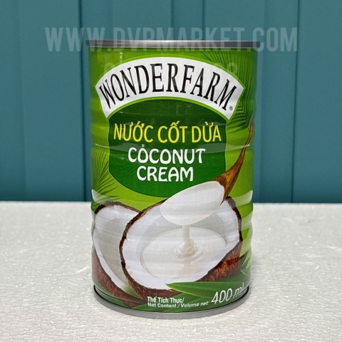 Nước cốt dừa Wonderfarm 400ml