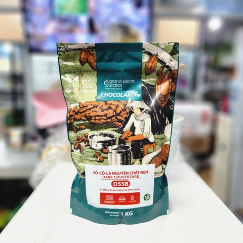 Puratos - Socola nút đen Asia dark 55% (1kg)