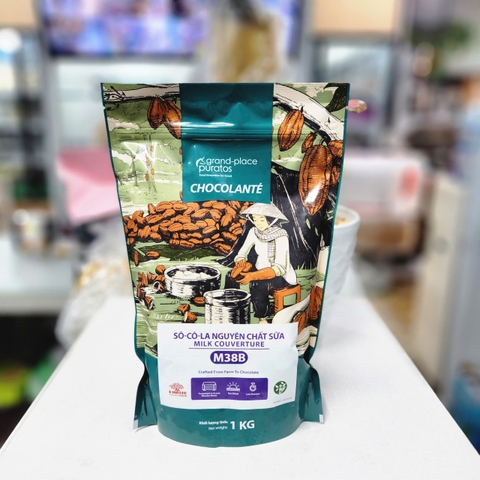 Puratos - Socola nút sữa Asia 38% (1kg)