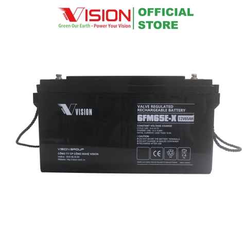 Ắc quy Vision 6FM65E-X (12V65Ah)