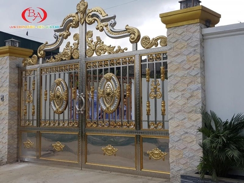 3 ưu điểm vượt trội của cổng inox sơn tĩnh điện