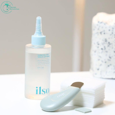 Combo dung dịch ủ mụn đầu đen Ilso Super Melting Sebum Softener kèm thanh đẩy mụn