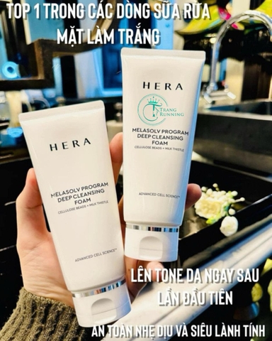 [Hàng Hàn] Sữa rửa mặt Hera Melasolv Program Deep Cleansing Foam