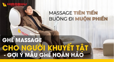 Ghế massage cho người khuyết tật - Gợi ý mẫu ghế hoàn hảo