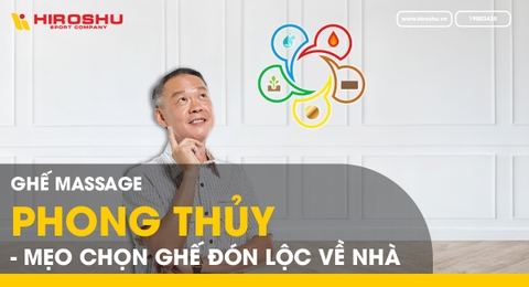 Ghế massage phong thủy - Mẹo chọn ghế đón lộc về nhà