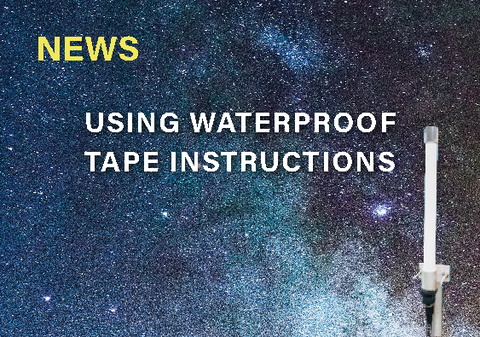 Using waterproof tape instructions