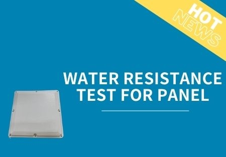 Water Resistance Test Report
