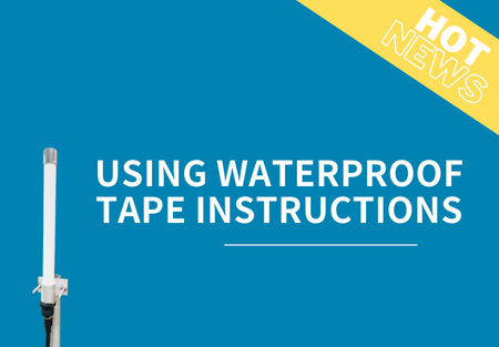 Using waterproof tape instructions