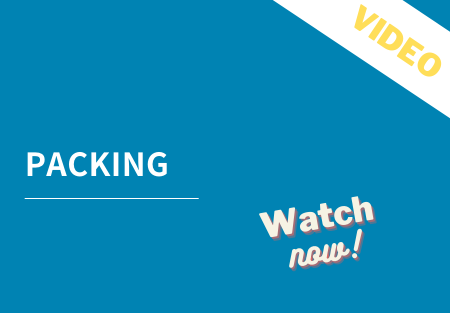 Packing before shipping