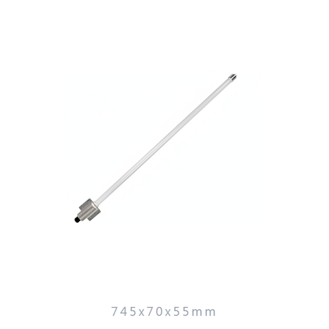 860 MHz to 870 MHz 5dBi Omnidirectional Outdoor Antenna Spring Designed (EU868) N-Female
