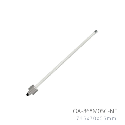 860 MHz to 870 MHz 5dBi Omnidirectional Outdoor Antenna Spring Designed (EU868) N-Female