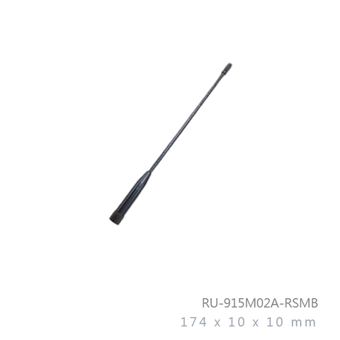 902 MHz to 928 MHz 2dBi Rubber RP-SMA-Male Omni Directional Indoor Antenna