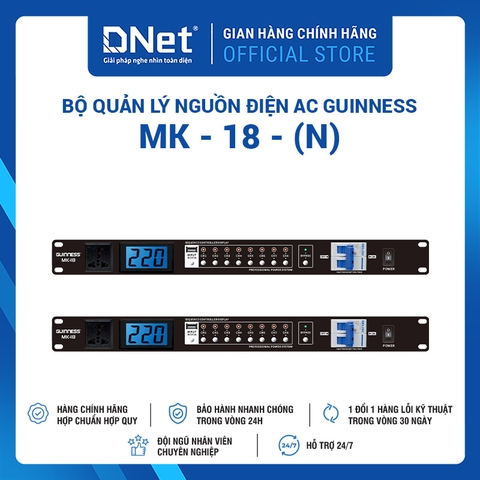 Bộ Quản Lý Nguồn Điện AC GUINNESS MK - 18 - (N)
