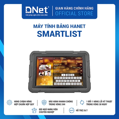 MÁY TÍNH BẢNG HANET SMARTLIST
