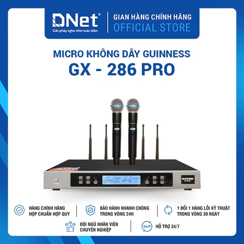 Micro Không Dây GUINNESS GX - 286 Pro